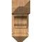 Ekena Millwork Balboa Arts and Crafts Smooth Bracket w/ Offset Brace, Western Red Cedar, 7 1/2"W x 18"D x 18"H BKT0806X18X18BOA03SWR - alternate 3